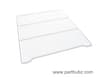 Atosa W0402394 Wire Shelf/Rack, 21 3/4" x 24 7/8", Coated, White
