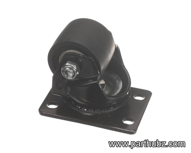 Atosa B0604433 Caster without Brake, Swivel Plate, Black, Single