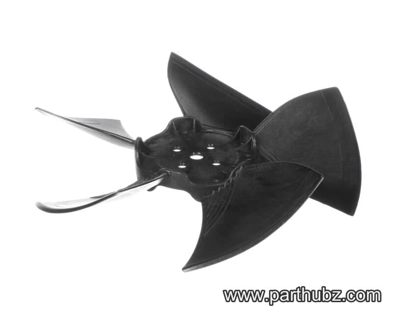 Atosa W0301078-01 Fan, 5 Blade, Evaporator, Black, Plastic