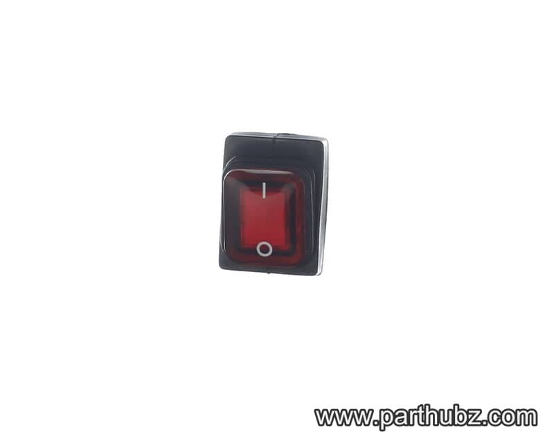 Atosa W0308022 Rocker Switch, Lighted, Red, 110V
