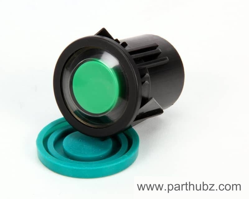 AyrKing B137 PUSHBUTTON SWITCH, ROUND, GREEN