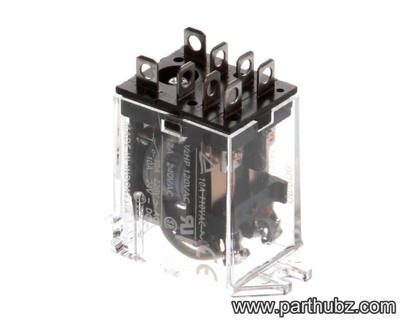 Baxter 01-1000V6-00271 Relay, DPDT, 120V, 1/2 HP