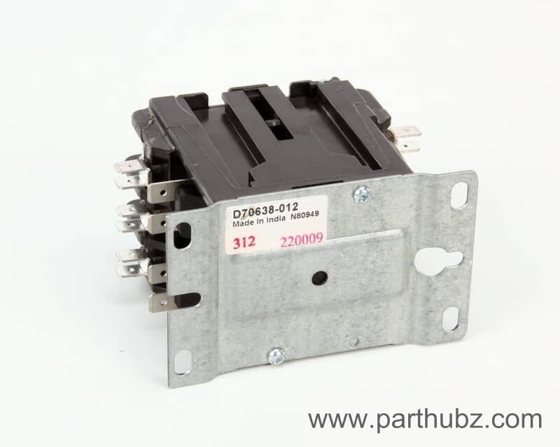 Blodgett 40921 Contactor, 3 Pole, 40 Amp, 208-240V 60HZ 190-220V 50HZ Coil