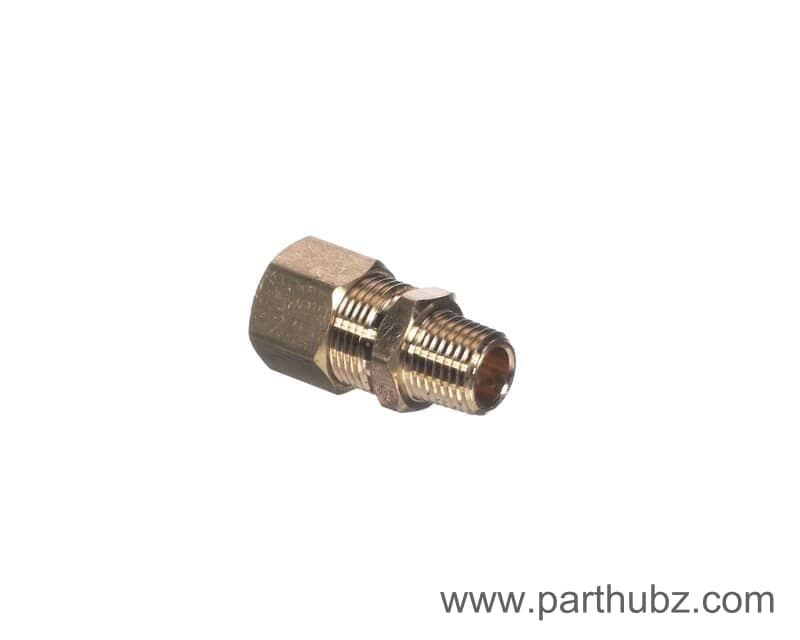 Blodgett 59333 Fitting, 1/2" Compression x 1/4" Outside NPT, Brass