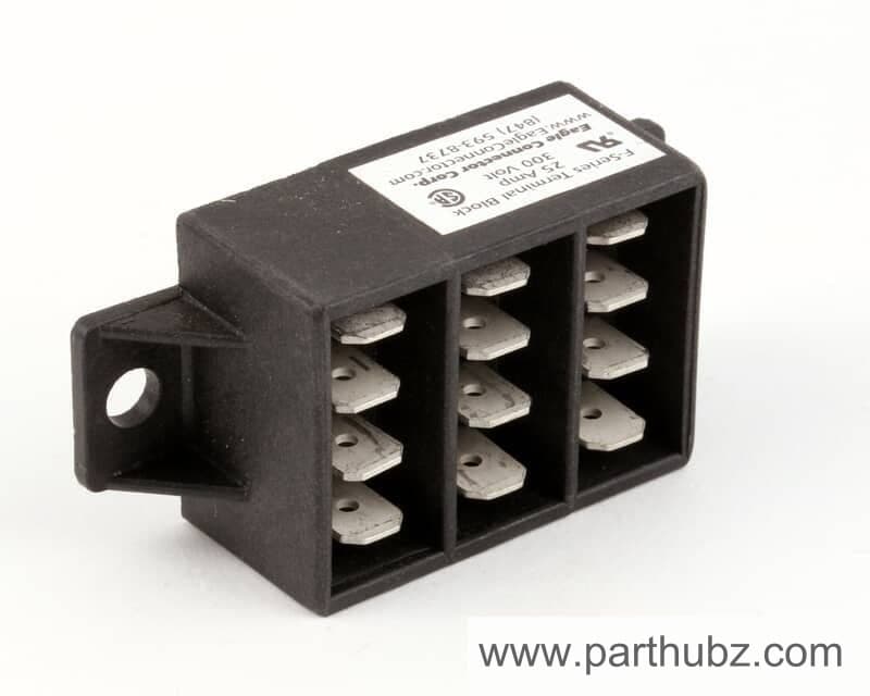 Garland 2573000 Terminal Block, 3 Circuit, 25A, 300V