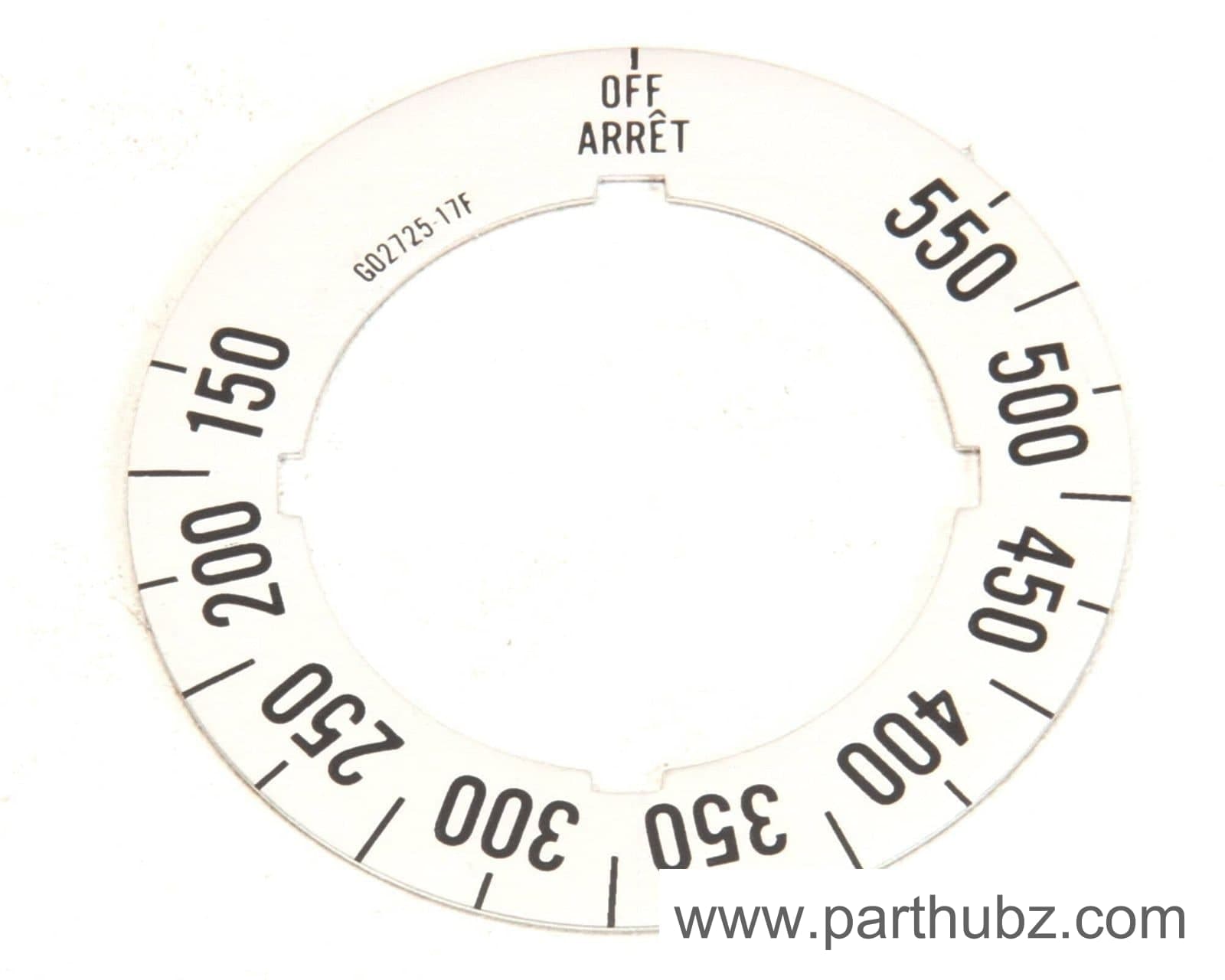 Garland G02725-17 Dial Insert, Off/175-550F