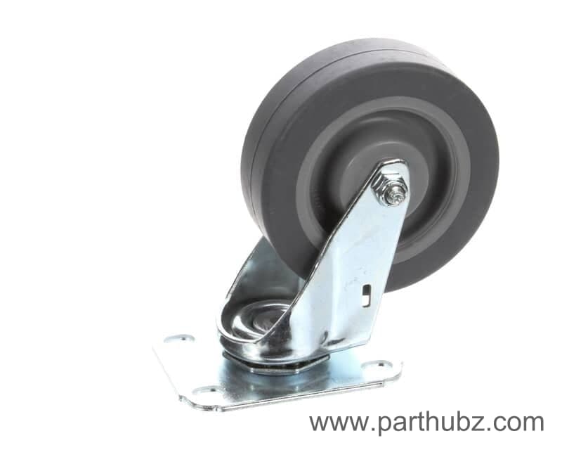 Giles 40807 Caster, 5", Swivel, No Brake, Plate