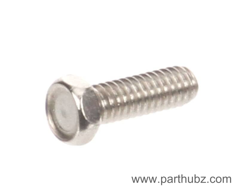 Globe 890370 Machine Screw, Hex Head, 8-32UNC x 1/2"
