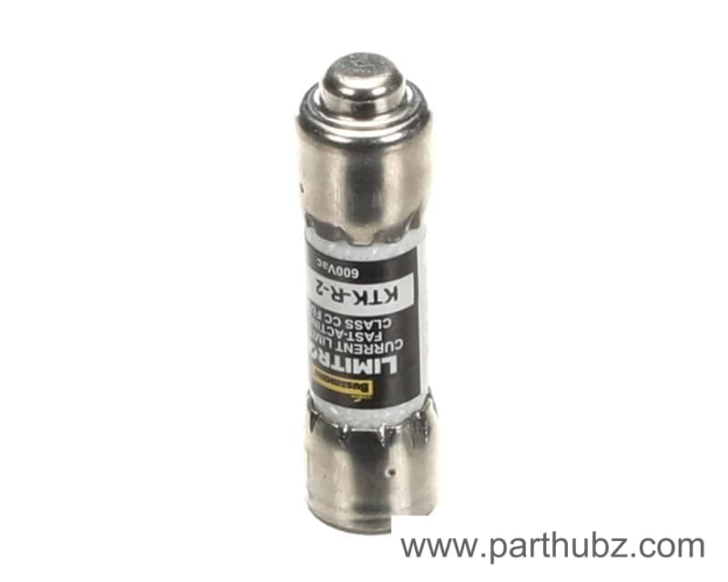 Globe P01490 Fuse, 2 Amp, 600 Volt, Fast-Acting, KTK-R-2
