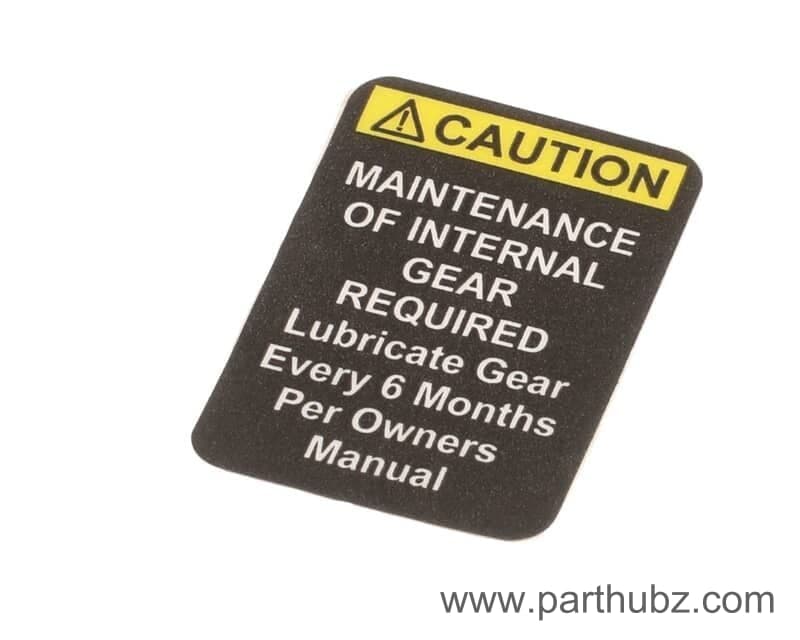Globe X91009 Decal, Caution