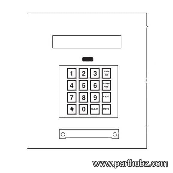 Hobart 00-282053 KEYPAD,MEMBRANE