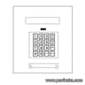 Hobart 00-282053 KEYPAD,MEMBRANE