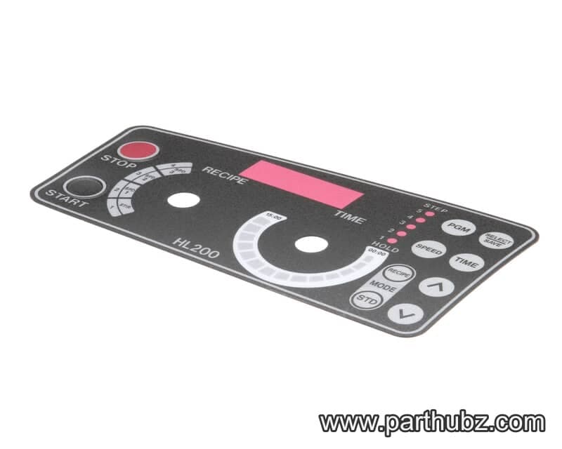 Hobart 00-874811 Overlay, Recipe Timer Using 4-Position Speed Selector, HL200