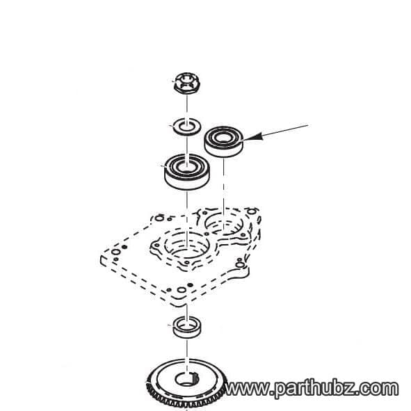 Hobart 00-917179 SHAFT,CENTER ASSY