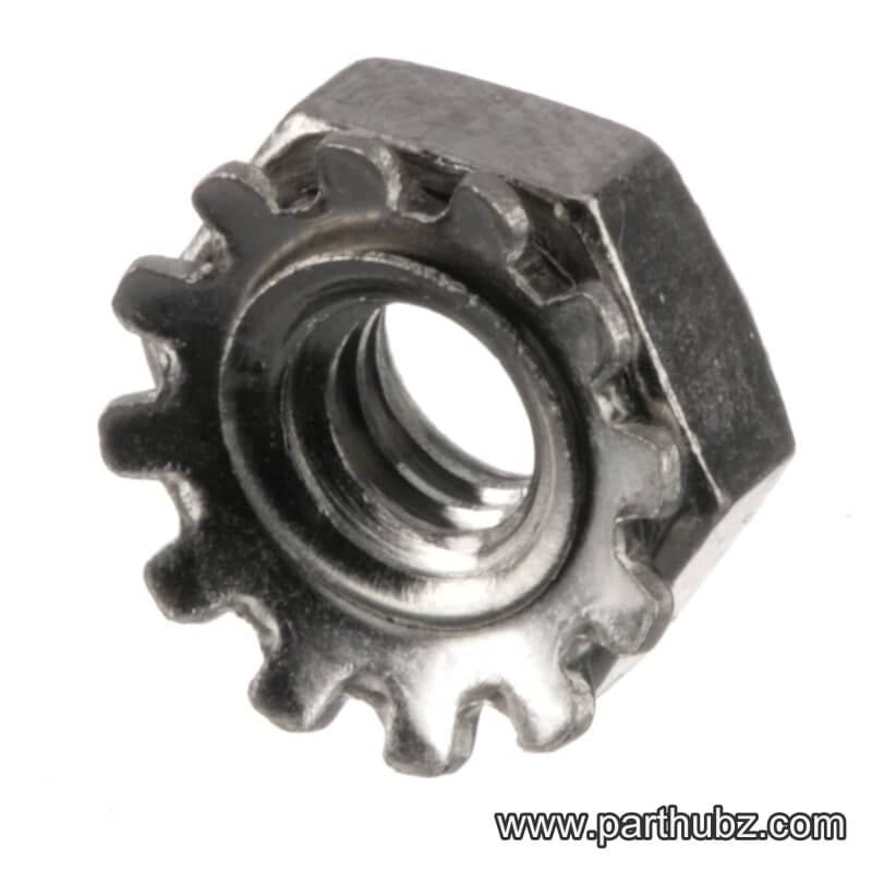 Hobart NS-046-51 Lock Nut, Hex with External Tooth Washer, 8-32