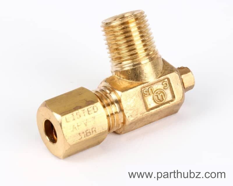 Imperial 1604 Pilot Adjusting Valve, 90 Degree, 3/16" CC x 1/8" NPT