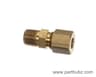 Keating 004142 Fitting, Orifice Holder, Compression x MPT, Brass