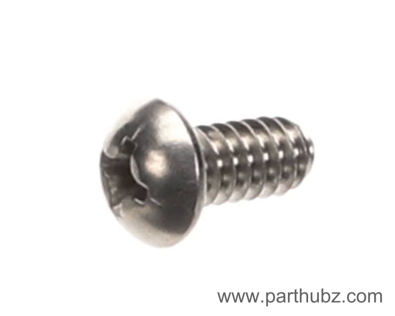 Pitco 60072101 Round Head Phillips Screw, Stainless Steel,10-24 x 3/8'