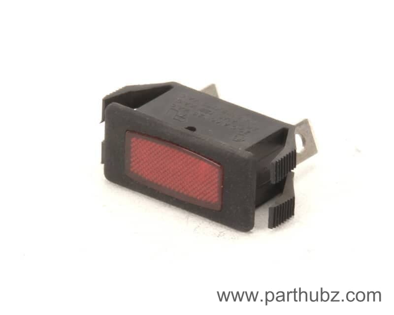 Pitco P5045040 Indicator Light, Red, 28 Volt, Rectangular