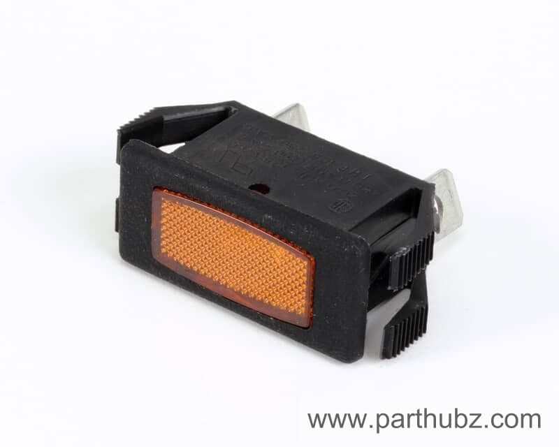 Pitco P5045044 Lamp, Amber, 28V, Rectangle