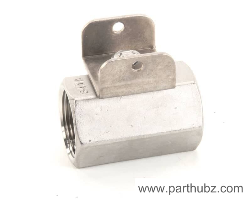 Pitco PP10565 Ball Valve, 1-1/4" Standard Port, Stainless Steel