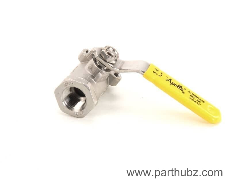Pitco PP10574 VALVE,BALL 1/2 SST APOLLO
