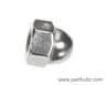 Pitco PP10668 Acorn Nut with Controllock, 1/4-20
